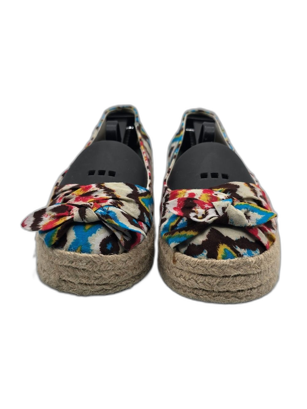 Rock & Candy Multicolor Knot-Front Espadrille Loafers Sz 7.5 Trendy Vacation